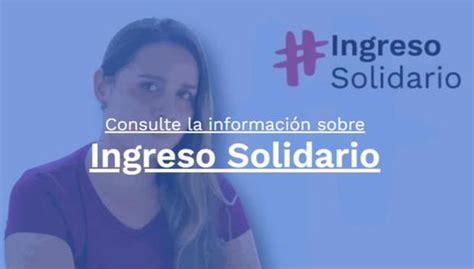 C Mo Registrar Ingreso Solidario Consultar Por C Dula Y Cu Ndo