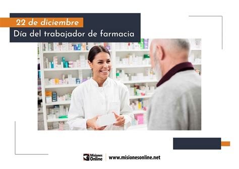 Cada 22 de diciembre se celebra el Día del Empleado de Farmacia Por