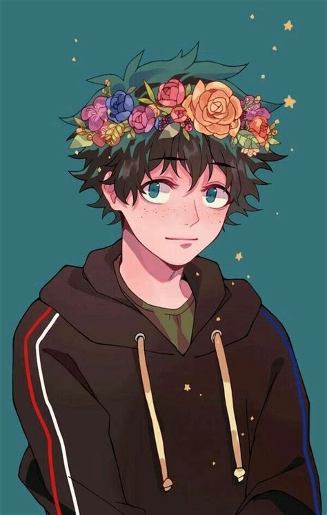 Izuku Midoriya Fan Art Eroe Anime Dei Ragazzi Arte Delle Anime