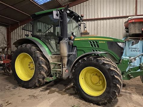 JOHN DEERE 6130 R D Occasion Tracteur Agricole 130 Ch 2018