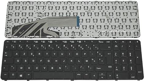 KinPower Clavier AZERTY Français Compatible avec HP ProBook 455 Serie