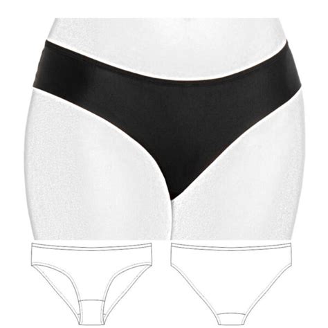 PANTY SEMIDESCADERADO Ref 1205 Patrones Confecciones Cursos