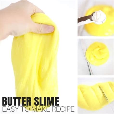 How To Make Butter Slime Without Clay | Little Bins for Little Hands