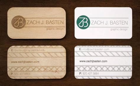 25 Astonishing Wood Business Cards from Most Talented Designers - Jayce ...