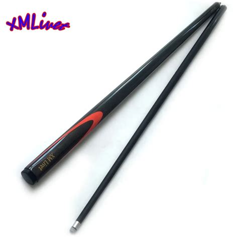 Xmlivet Black Carbon Fibre Billiard Cues Mm Tip Split Pool Cue