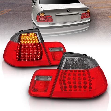 Amazon AmeriLite 4 Door LED Replacement Taillights Red Smoke 4Pcs