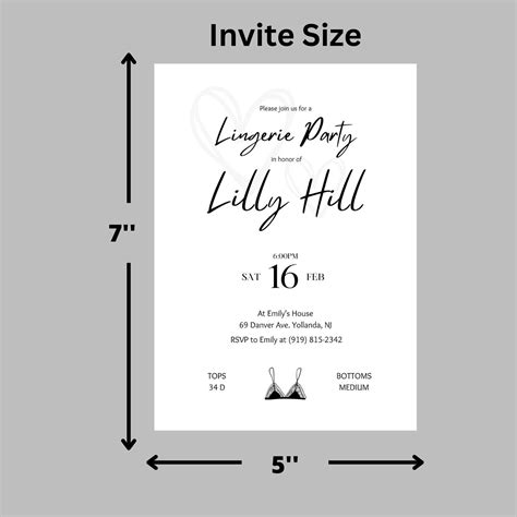 Lingerie Shower Game And Invitation Bundle Party Games Editable