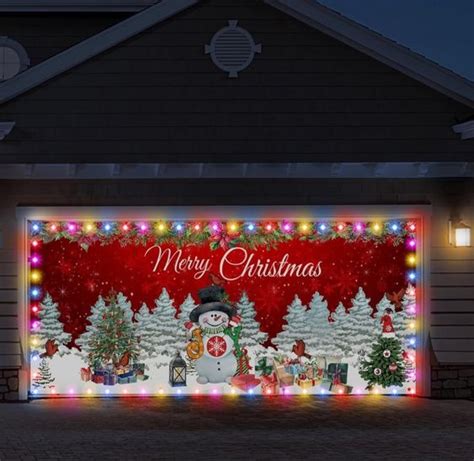 Transform Your Space With Christmas Lights Garage 2023 Door Decor