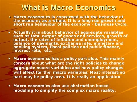 PPT Introduction To Macro Economics National Income Accounting