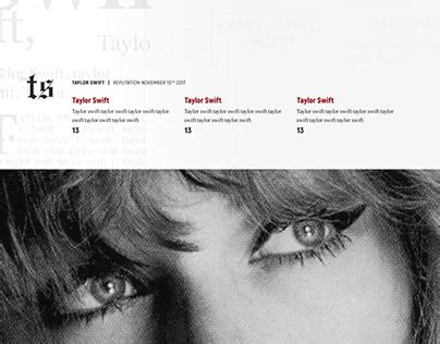 Taylor Swift reputation Countdown Banners | Behance