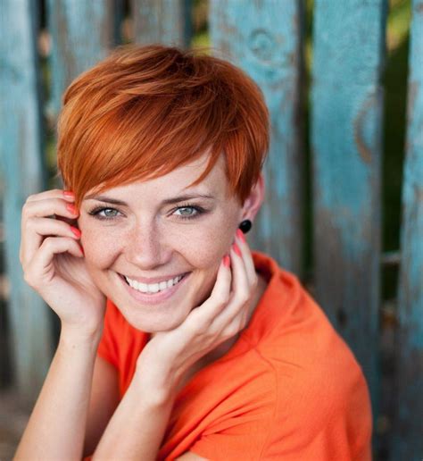 Short Red Hair Ideas To Try In Short Red Hair Red Pixie