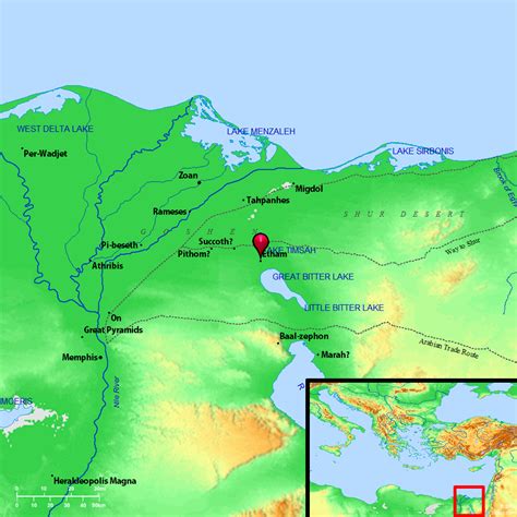 Bible Map: Etham