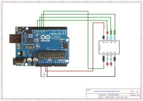 Programming The Attiny With An Arduino As Isp Programmer The Eecs Blog