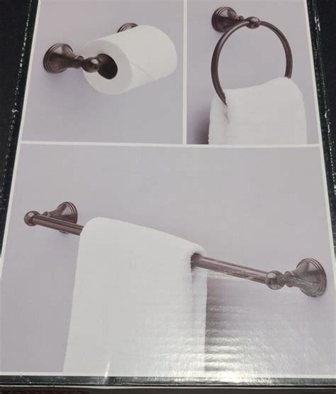 Delta 138296 Crestfield 3 Piece Bath Hardware Set In Venetian Bronze Ebay