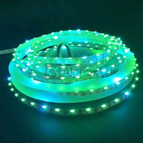 China Customized Side Emitting Addressable 4020 LED Strip 5V SK6812 IC