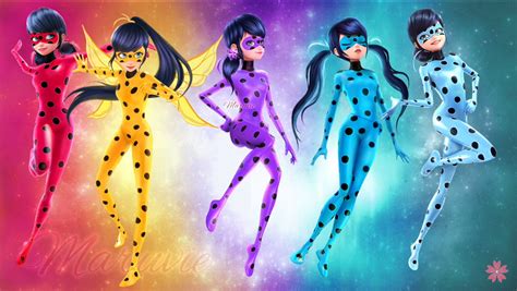 Fan Made Transformations By Maruvie Miraculous Ladybug Movie Miraculous Ladybug Anime