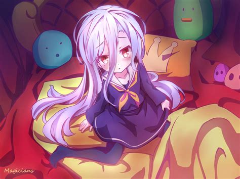 обои : Иллюстрация, аниме, мультфильм, Сиро Нет игры Нет жизни, Мангака ...
