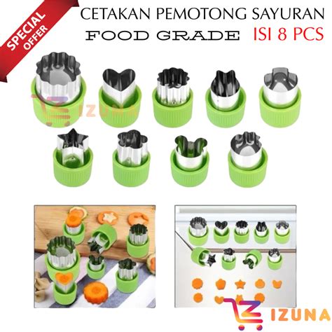 Jual Iz K Pcs Cetakan Pemotong Sayuran Buah Biskuit Pastry