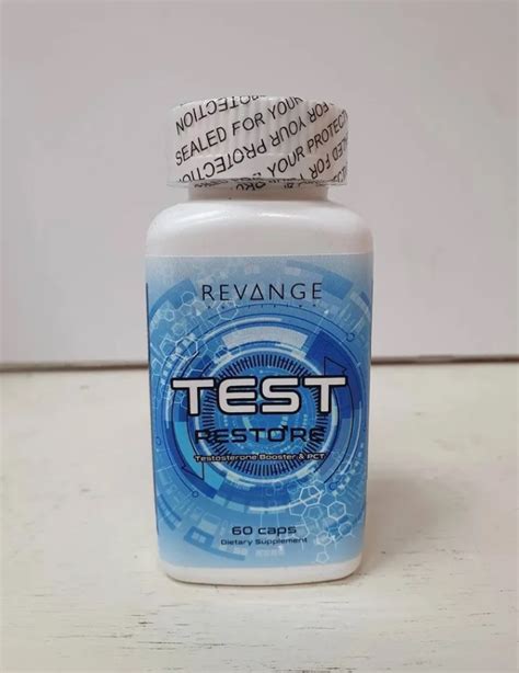 Revange Nutrition Test Restore Caps Sport Pit Sport Pit