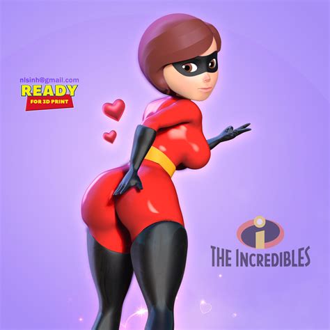 Elastigirl Helen Parr D Model D Printable Cgtrader