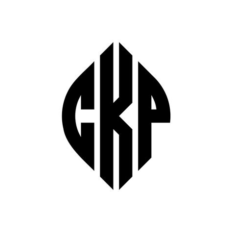 Ckp Circle Letter Logo Design With Circle And Ellipse Shape Ckp