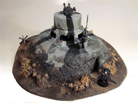 Battleground Hobbies How To Build A Bunker For Warhammer 40k Terrain