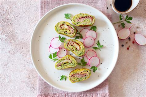 Rotolo Di Frittata Con Prosciutto Crudo Prosciuttificio San Francesco