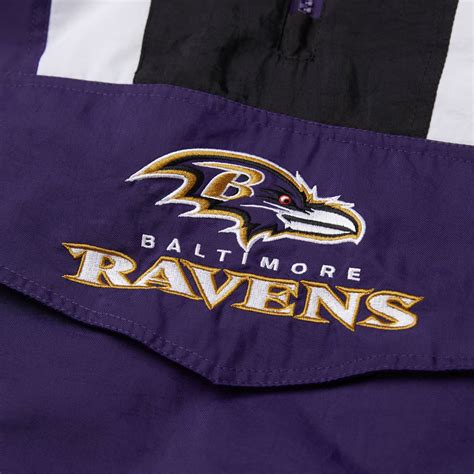 Blackpurple Starter Baltimore Ravens Hooded Jacket Jacket Makers