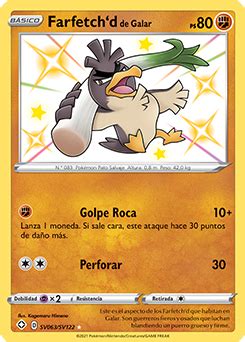 Farfetchd De Galar Destinos Brillantes Tesoro Variocolor Base De