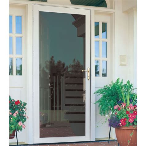 Shop Larson Williamsburg White Tempered Full View Glass And