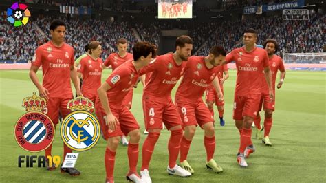 Rcd Espanyol Vs Real Madrid La Liga Fifa Game Play Pc Youtube