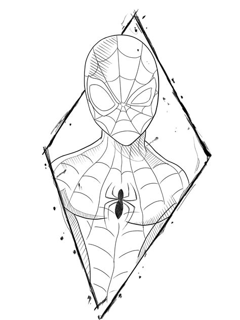 Spiderman Art Sketch Spiderman Tattoo Marvel Tattoos How To Draw