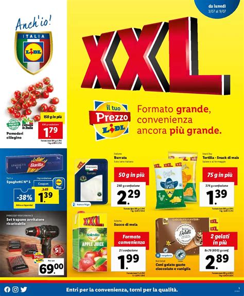 Volantino Lidl Xxl Grandi Formati Fino Al Dal