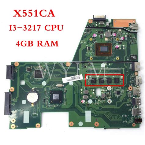 X551ca With I3 3217cpu 4gb Ram Mainboard Rev 22 For Asus X551c X551cap X551ca Motherboard Main