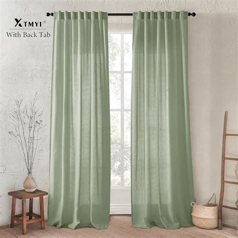 Sage Green Curtains 84 Inches Long For Living Room Window Coverings 60