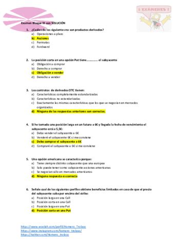 Examen Bloque Iii Solucion Pdf