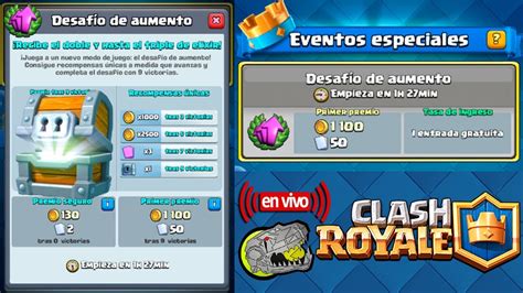 Desaf O De Aumento Clash Royale Multi Torneos Cofres Y Mas En