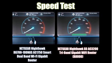 Speed Test Netgear Nighthawk R6700 VS NetGear NightHawk X6 Reupload