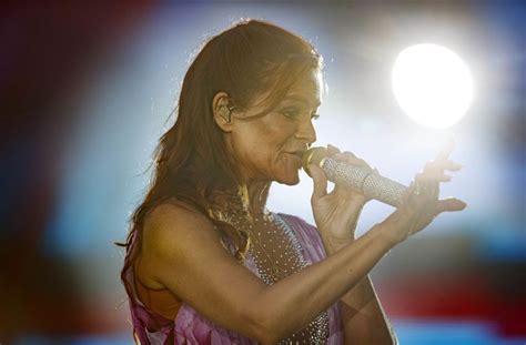 Andrea Berg Beim Heimspiel In Der Mechatronik Arena In Aspach