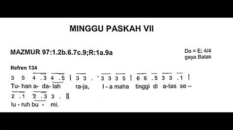 Edisi Baru Minggu Mei Minggu Paskah Vii Ketujuh Mazmur