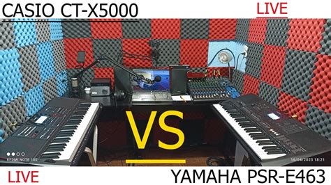 YAMAHA PSR E463 VS CASIO CT X5000 TODAS LAS FUNCIONES Y DETALLES 2923