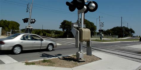 Railroad crossing safety tips