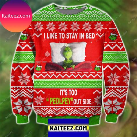 The Grinch Mens Grinch Christmas Ugly Sweater Kaiteez