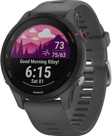 Garmin Forerunner 255 GPS Smartwatch 46 Mm Fiber Reinforced Polymer