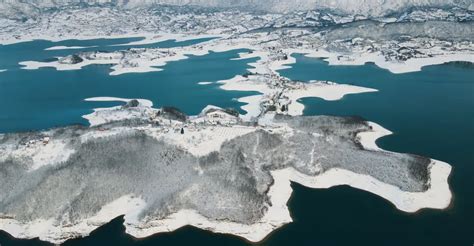 Video Zima U Malom Kutu Raja Ramsko Jezero U U Kano U Snijegu