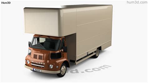 360 View Of Leyland Fg Box Truck 1968 3d Model 3dmodels Store