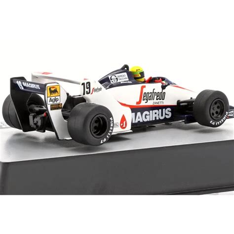 Miniatura Toleman TG 183B Ayrton Senna Brasil GP 1984 1 43 Exoticus