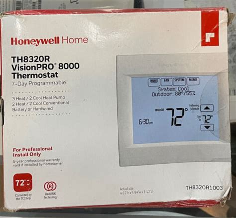 Honeywell VisionPRO 8000 With RedLINK Programmable Thermostat