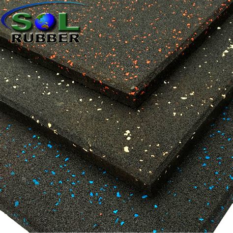 Sol Rubber Wholesale Rubber Epdm Granules Surface Gym Flooring Mat Tile