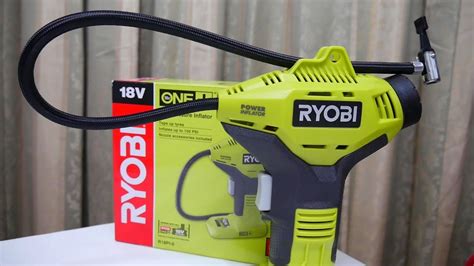 Ryobi V One High Pressure Air Inflator Youtube